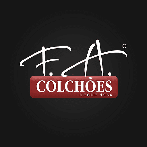 Logo da franquia F.A Colchões – Casa e Construção