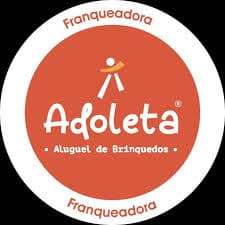 Logo da franquia Adoleta Aluguel De Brinquedos – Entretenimento e Lazer