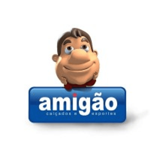 Logo da franquia Amigão Calçados – Moda