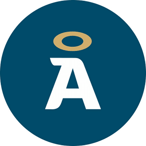 Logo da franquia Anjos Colchões – Casa e Construção