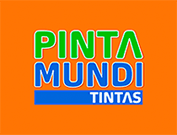 Logo da franquia Pinta Mundi Tintas – Casa e Construção