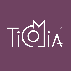 Logo da franquia Ticomia Eventos – Entretenimento e Lazer